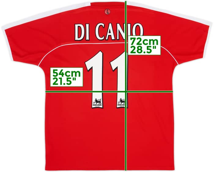 2003-04 Charlton Home Shirt Di Canio #11 - 9/10 - (M)