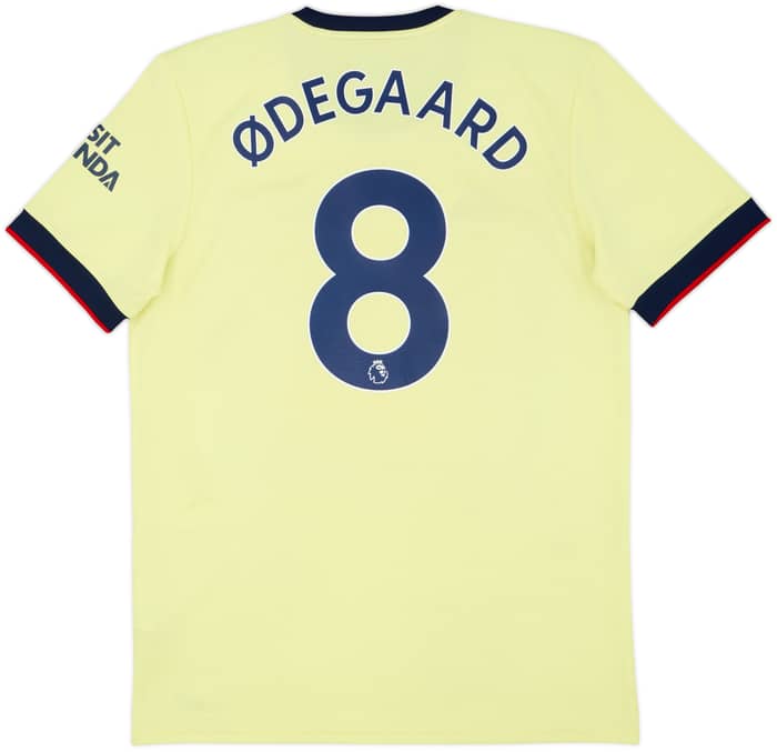 Camiseta de visitante del Arsenal 2021-22 Odegaard #8 - 7/10 - (M)