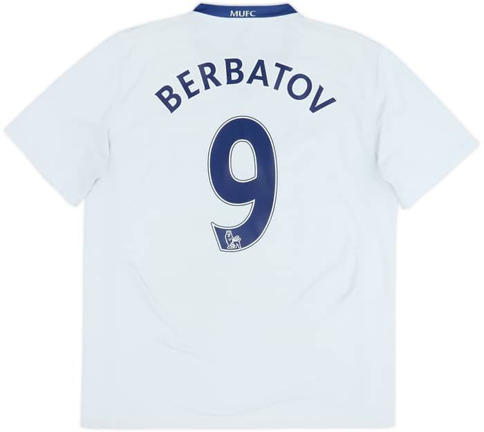 2008-10 Manchester United Away Shirt Berbatov #9 - 5/10 - (M)