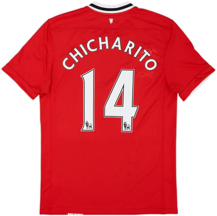 2011-12 Manchester United Home Shirt Chicharito #14 - 5/10 - (M)