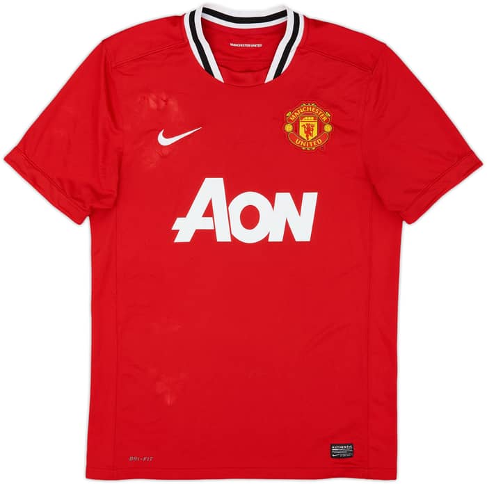 2011-12 Manchester United Home Shirt Chicharito #14 - 5/10 - (M)