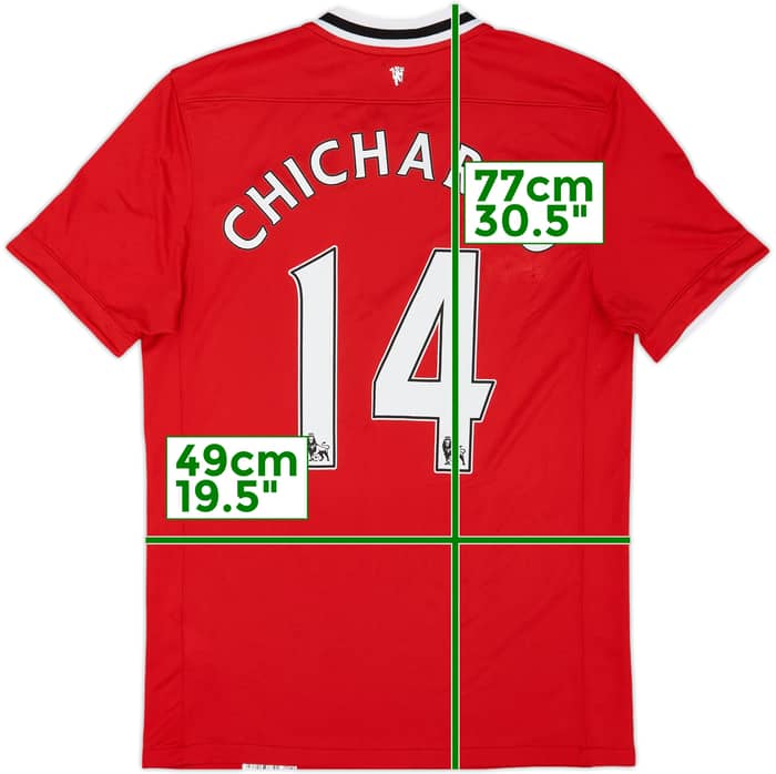 2011-12 Manchester United Home Shirt Chicharito #14 - 5/10 - (M)