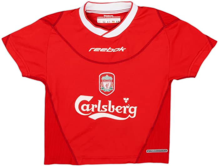 2002-04 Liverpool Home Shirt - 8/10 - (S.Boys)