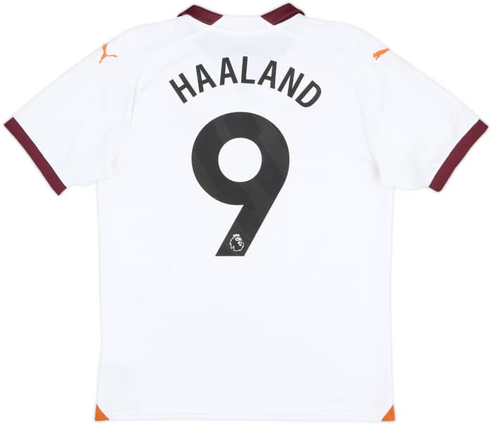 2023-24 Manchester City Away Shirt Haaland #9 - 6/10 - (M)