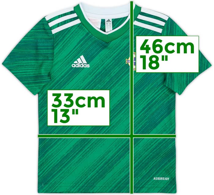 2020-22 Northern Ireland Home Shirt - 8/10 - (5-6 Years)