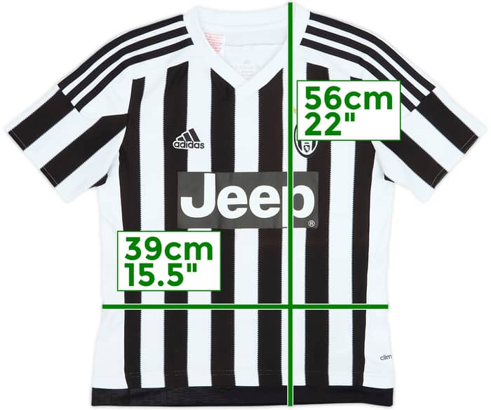2015-16 Juventus Home Shirt - 8/10 - (M.Boys)
