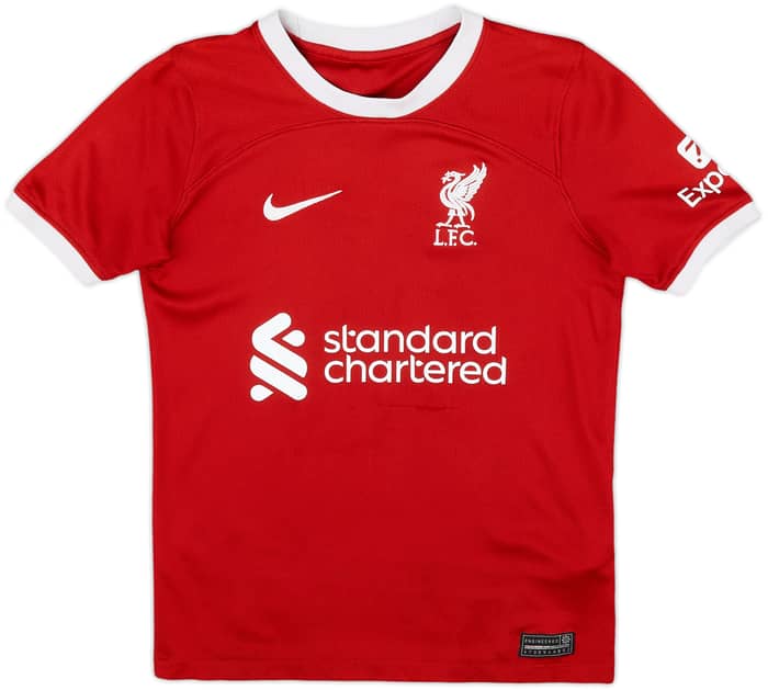 2023-24 Liverpool Home Shirt - 6/10 - (S.Boys)