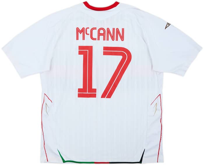 2007-08 Glentoran '125th Anniversary' Home Shirt McCann #17 - 6/10 - (XL)