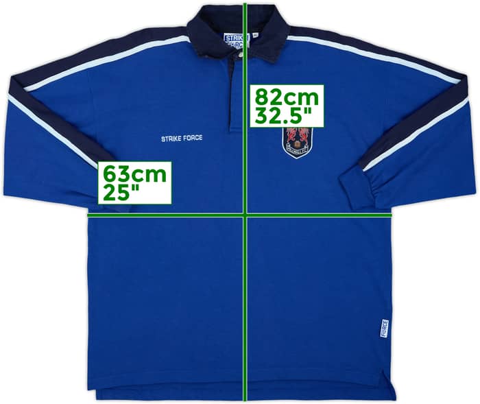 2000-01 Millwall Strike Force Polo L/S Shirt - 8/10 - (XL)