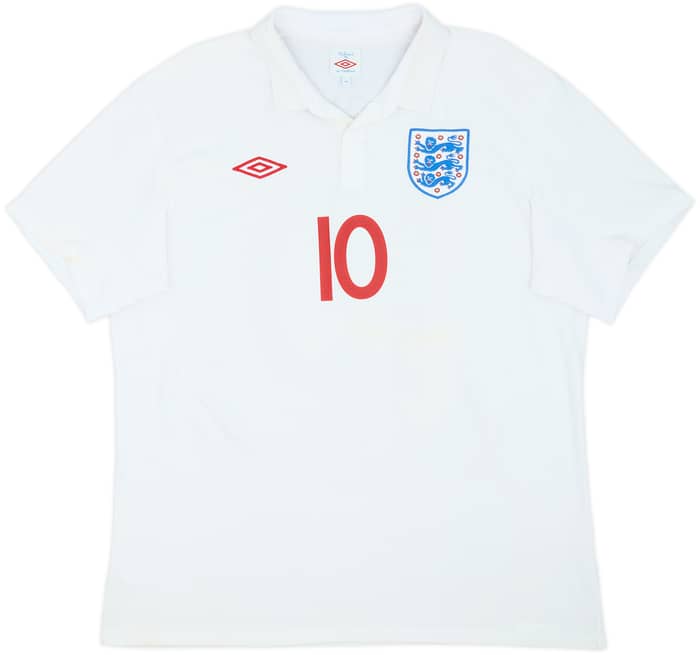 2009-10 England Home Shirt Rooney #10 - 6/10 - (L)