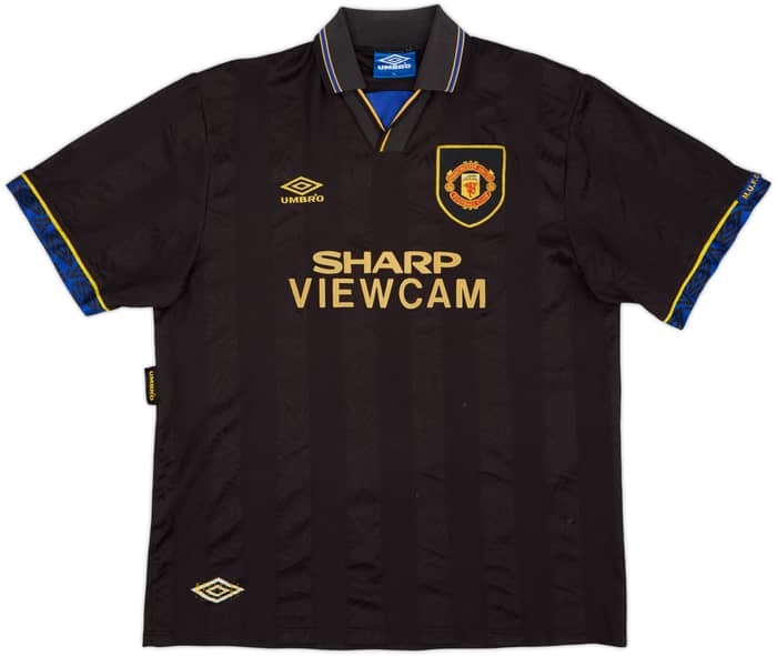 1993-95 Manchester United Camiseta de visitante Cantona #7 - 7/10 - (XL)