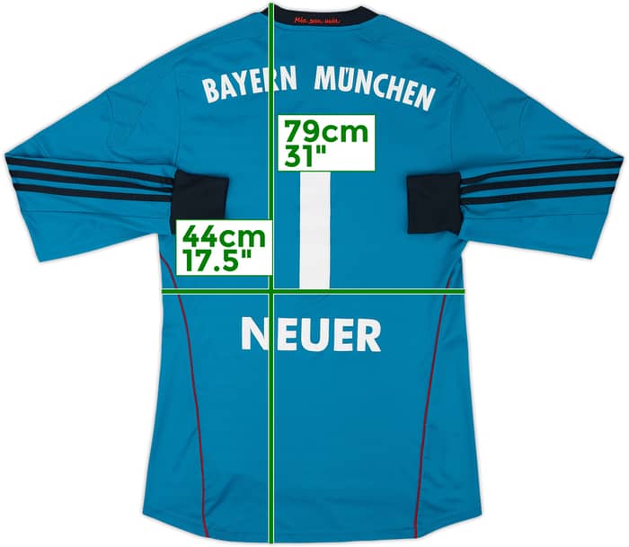 2013-14 Bayern Munich GK Shirt Neuer #1 - 7/10 - (S)