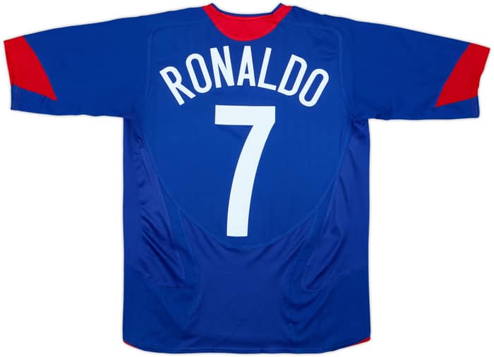 2005-06 Manchester United Away Shirt Ronaldo #7 - 7/10 - (XL.Boys)