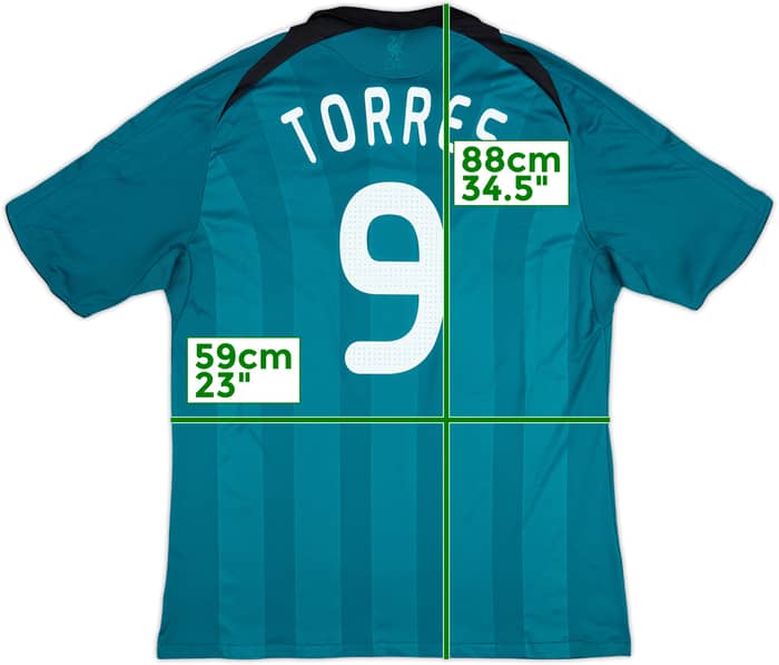 2008-09 Liverpool Third Shirt Torres #9 - 7/10 - (3XL)