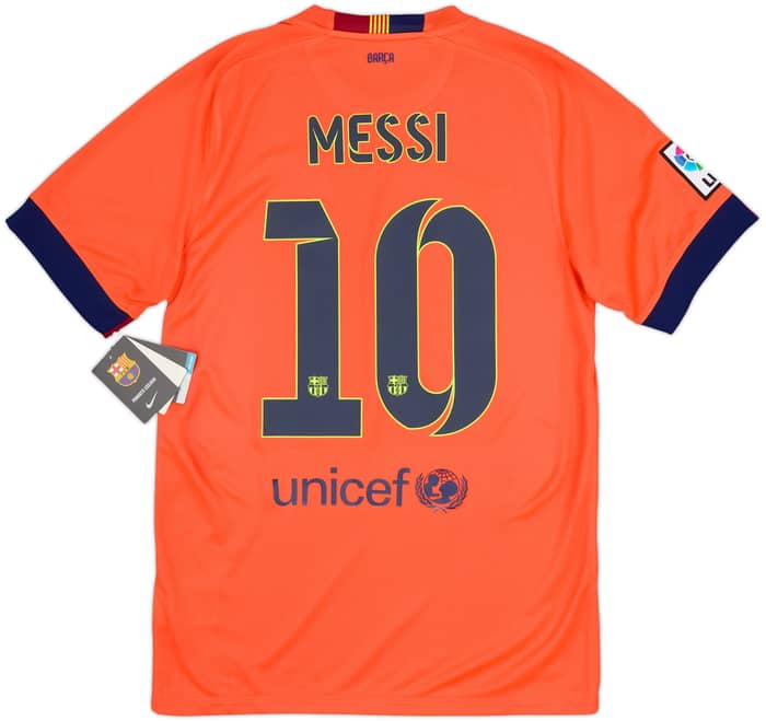 2014-15 Barcelona Away Shirt Messi #10 (S)