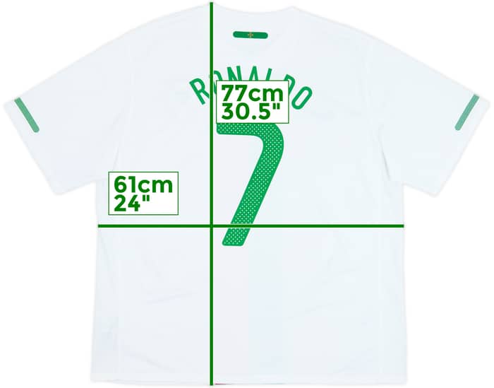 2010-11 Portugal Away Shirt Ronaldo #7 - 9/10 - (XL)
