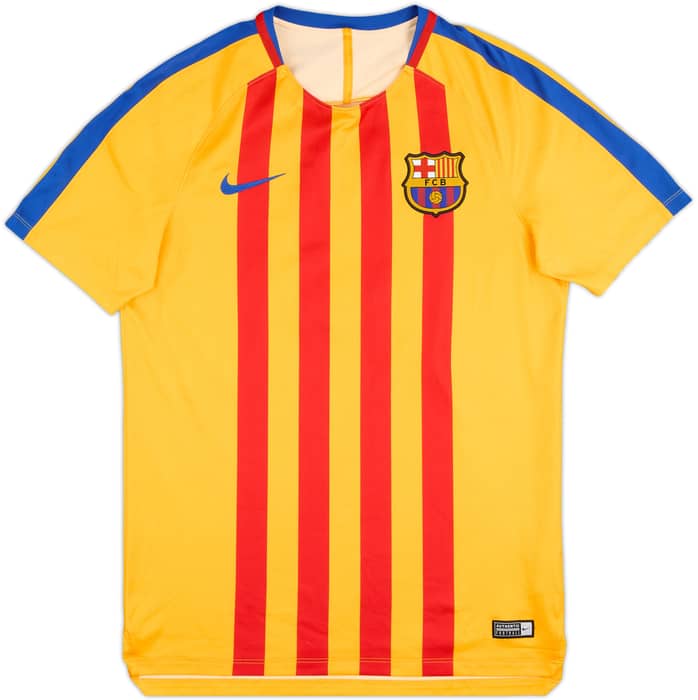 2017-18 Barcelona Nike Training Shirt - 6/10 - (M)