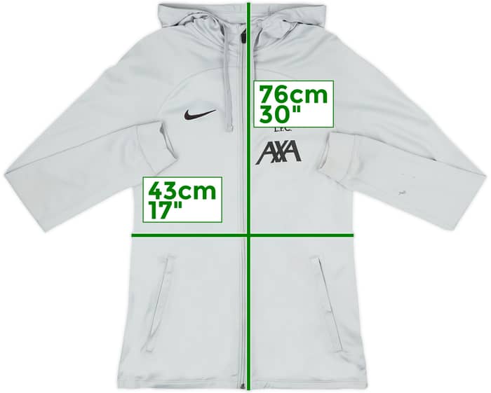 2023-24 Liverpool Nike Hooded Track Jacket - 7/10 - (S)