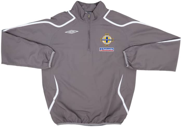 2007-09 Northern Ireland Umbro 1/4 Zip Drill Top - 5/10 - (M)