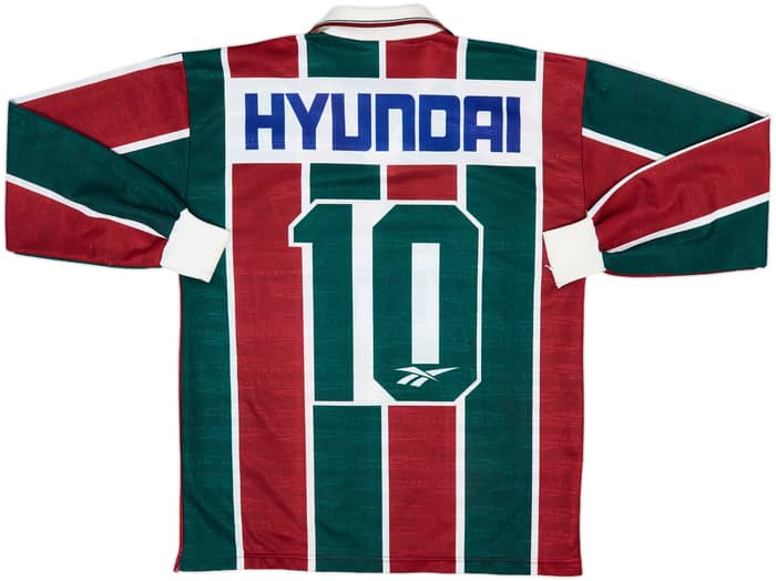 1995 Fluminense Home L/S Shirt #10 - 8/10 - (M)