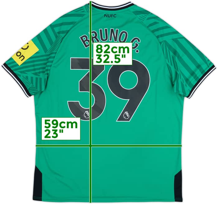 2023-24 Newcastle Away Shirt Bruno G. #39 (XXL)