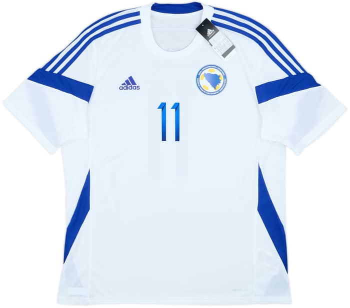 Camiseta de visitante de Bosnia & Herzegovina 2014-15 Dzeko #11 (M)