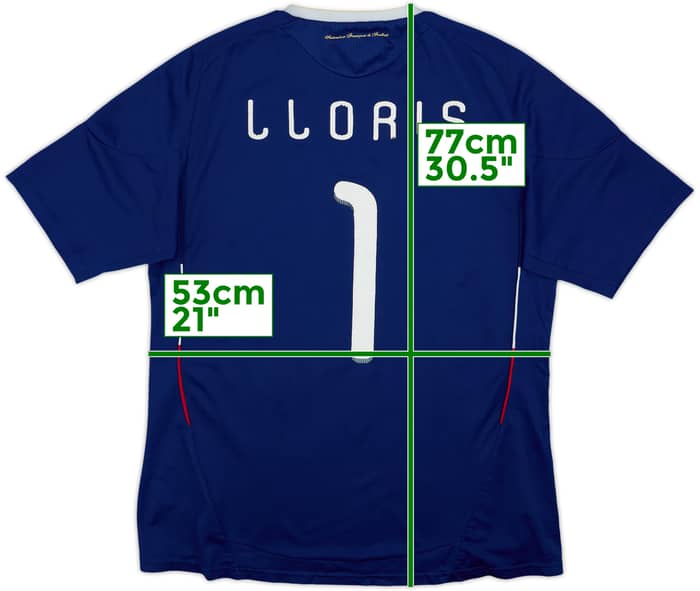 2009-10 France Home Shirt Lloris #1 - 5/10 - (L)