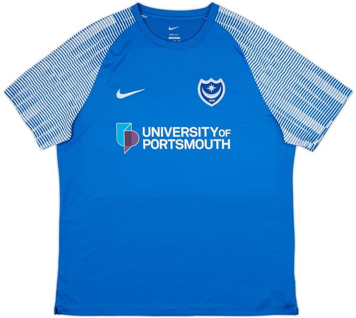 2022-23 Portsmouth Home Shirt - 8/10 - (XXL)