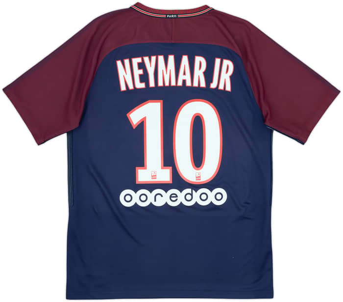 2017-18 Paris Saint-Germain Home Shirt Neymar Jr #10 - 9/10 - (M)
