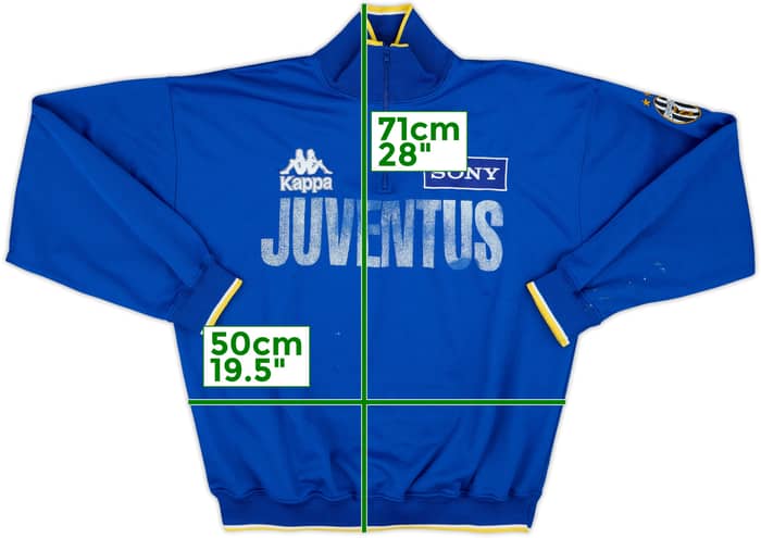 1997-98 Juventus Kappa 1/4 Zip Training Top - 5/10 - (M)