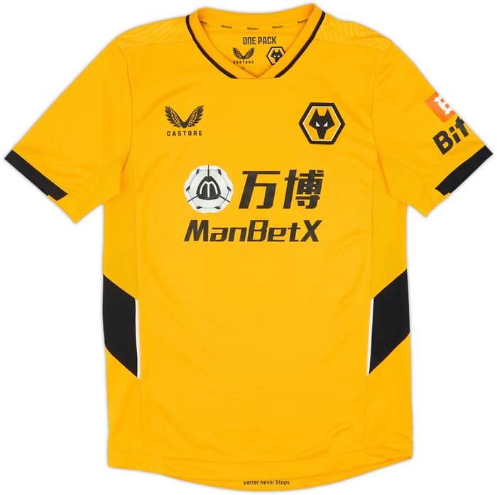 2021-22 Wolves Home Shirt Raul #9 - 8/10 - (S)