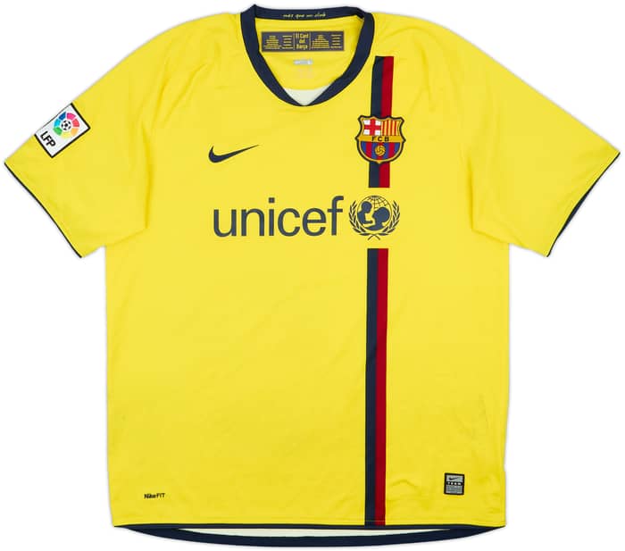 2008-10 Barcelona Away Shirt Messi #10 - 4/10 - (L)