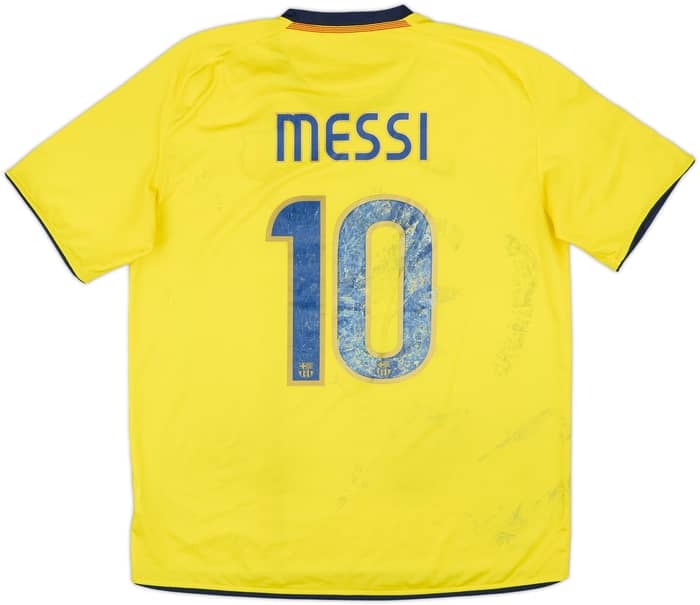 2008-10 Barcelona Away Shirt Messi #10 - 4/10 - (L)