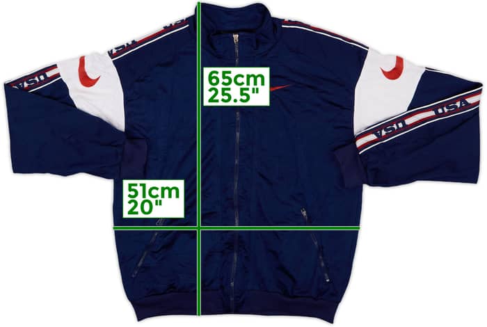 1996-98 USA Nike Track Jacket - 7/10 - (XL.Boys)