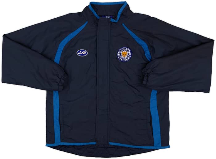 2005-06 Leicester JJB Hooded Track Jacket - 8/10 - (XL.Boys)