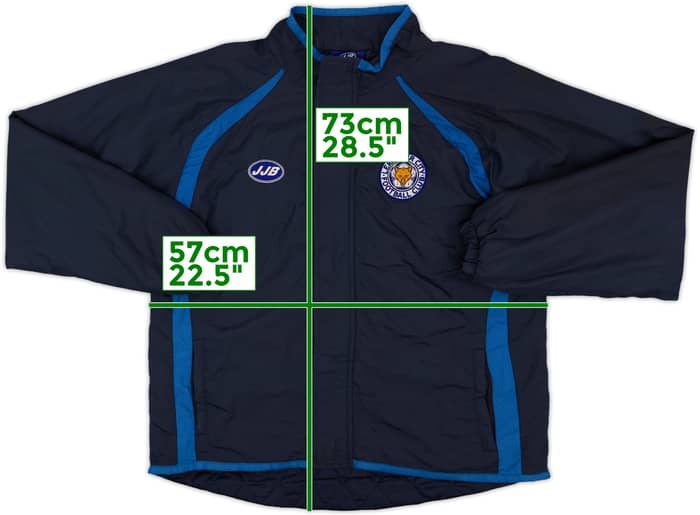 2005-06 Leicester JJB Hooded Track Jacket - 8/10 - (XL.Boys)