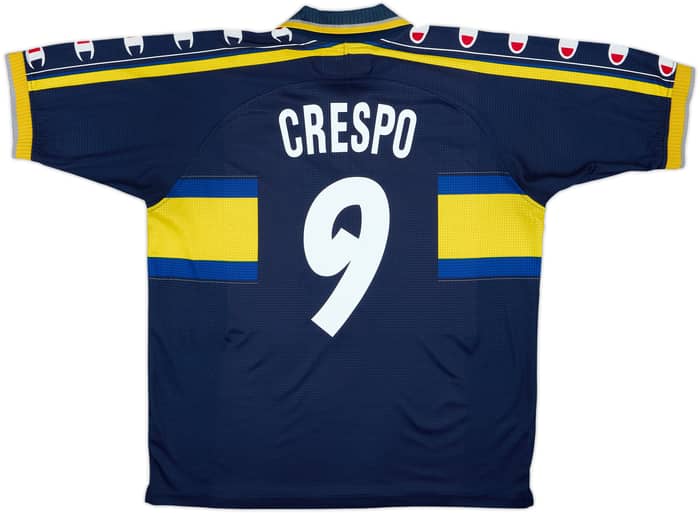 Camiseta de visitante del Parma 1999-00 Crespo #9 - 7/10 - (XL)