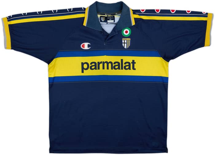 Camiseta de visitante del Parma 1999-00 Crespo #9 - 7/10 - (XL)