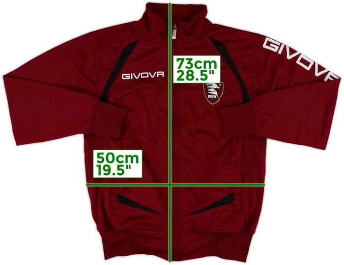 2012-13 Salernitana Givova Track Jacket - 8/10 - (M)