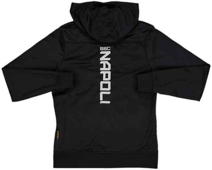 2017-18 Napoli Kappa Hooded Sweat Top - 8/10 - (S)