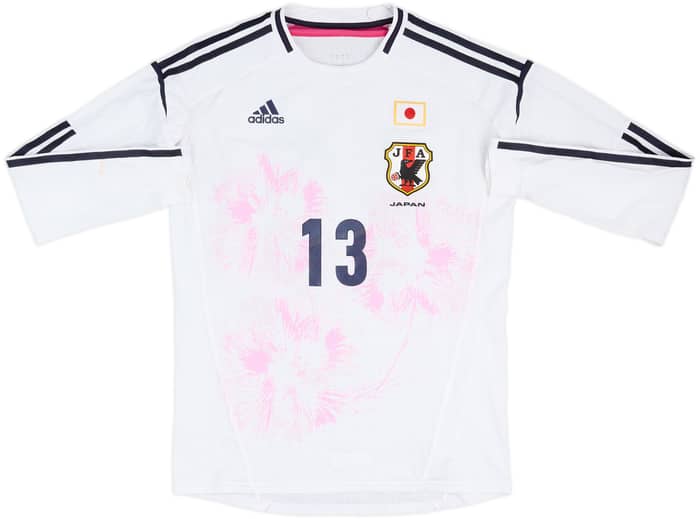 2012-13 Japan Women's Match Issue Away L/S Shirt #13