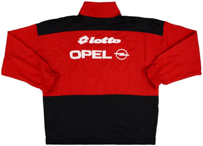1994-95 AC Milan Lotto 1/4 Zip Drill Top - 8/10 - (XL)