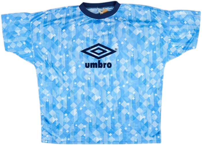 1990-92 England Player Issue Umbro Training Shirt (Hodge) - 8/10 - (XL)