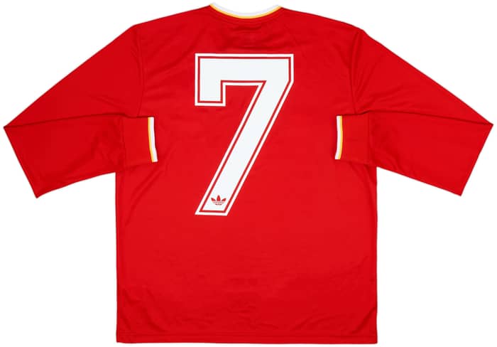2009-10 Liverpool adidas Originals Retro '1986-87 Home' L/S Shirt #7 (XL)