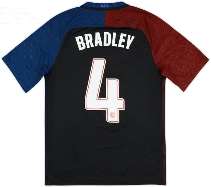 2016-17 USA Away Shirt Bradley #4 - 8/10 - (S)