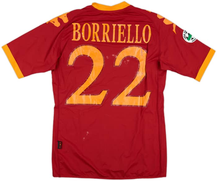 2009-10 Roma Home Shirt Borriello #22 - 5/10 - (S)
