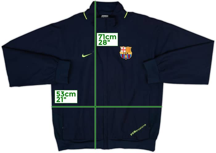 2007-08 Barcelona Nike Track Jacket - 8/10 - (M)