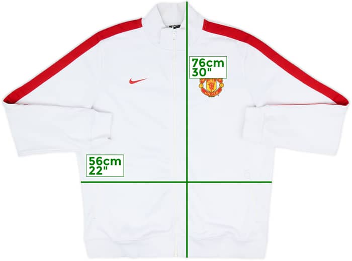 2013-14 Manchester United Nike Track Jacket - 8/10 - (XL)