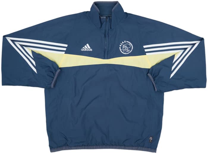 2003-04 Ajax adidas 1/4 Zip Reversible Drill Top - 8/10 - (M/L)