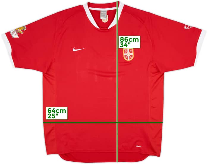 2007-08 Serbia Home Shirt - 7/10 - (XXL)